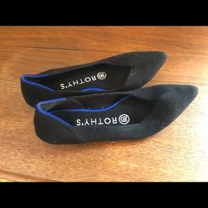 Rothy’s point toe black